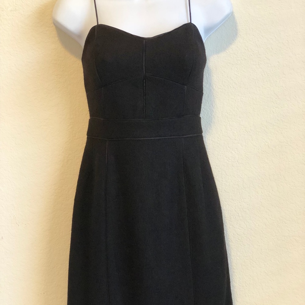 Banana Republic little black dress wool petites 2p